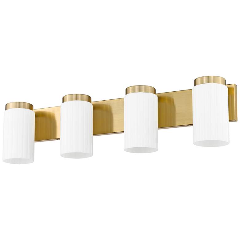 Image 7 Burk by Z-Lite Luxe Gold 30 inch 4 Light Vanity more views