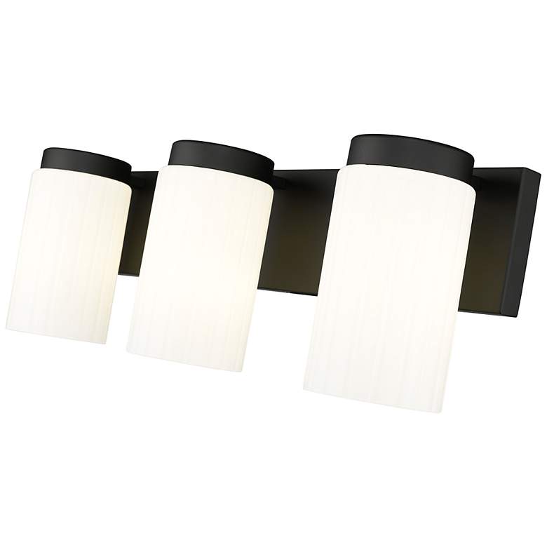 Image 7 Burk by Z-Lite Matte Black 22.5 inch 3 Light Vanity more views