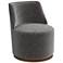 Burke Mid-Century Styled Accent Chair in Contessa Charcoal