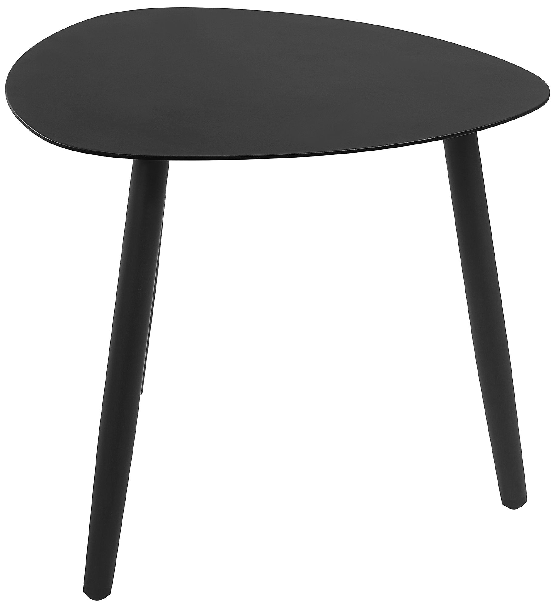 Burkina Light Brown and Black 3-Piece Outdoor Bistro Set