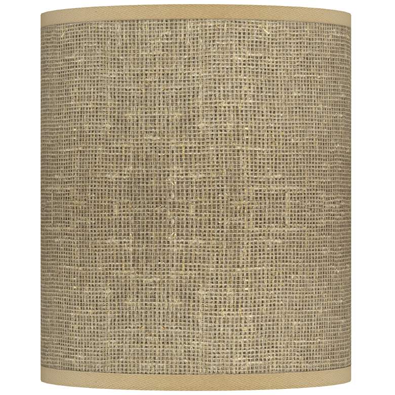 Image 1 Burlap Print Giclee Drum Shade 10x10x12 (Spider)