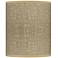 Burlap Print Giclee Drum Shade 10x10x12 (Spider)