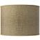 Burlap Print Giclee Round Drum Lamp Shade 15.5x15.5x11 (Spider)
