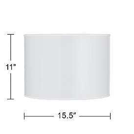 Image5 of Burlap Print Giclee Round Drum Lamp Shade 15.5x15.5x11 (Spider) more views