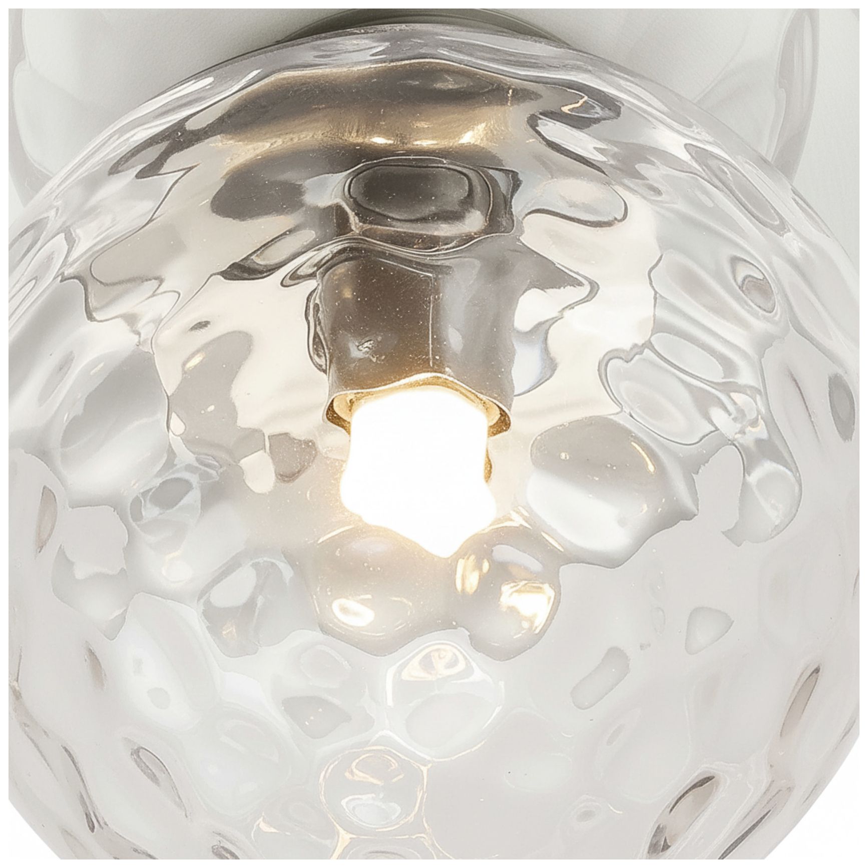 Image 2 Burlat 12.5" High Clear, Polished Chrome Wall Sconce more views