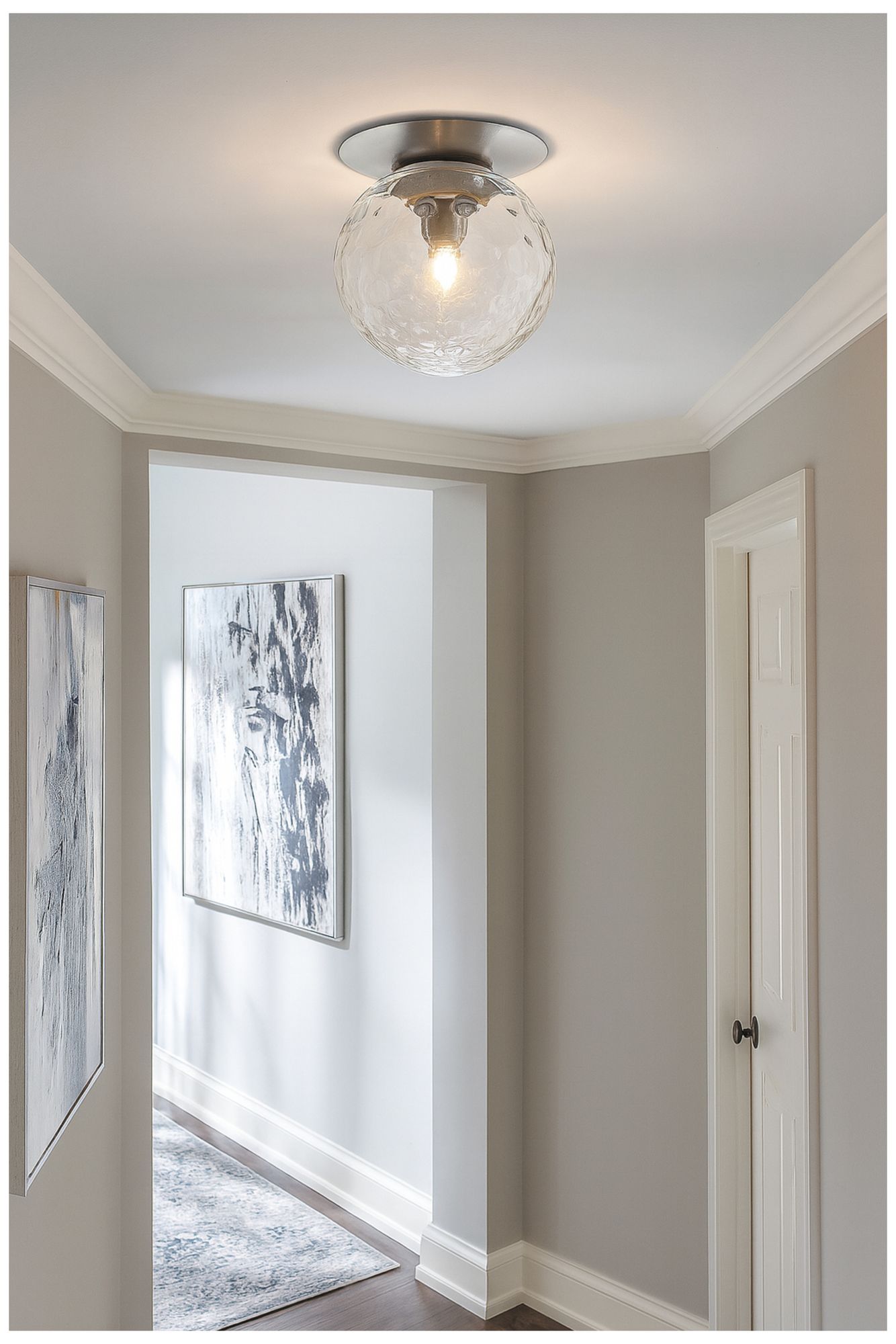 Image 3 Burlat 12.5" High Clear, Polished Chrome Wall Sconce more views