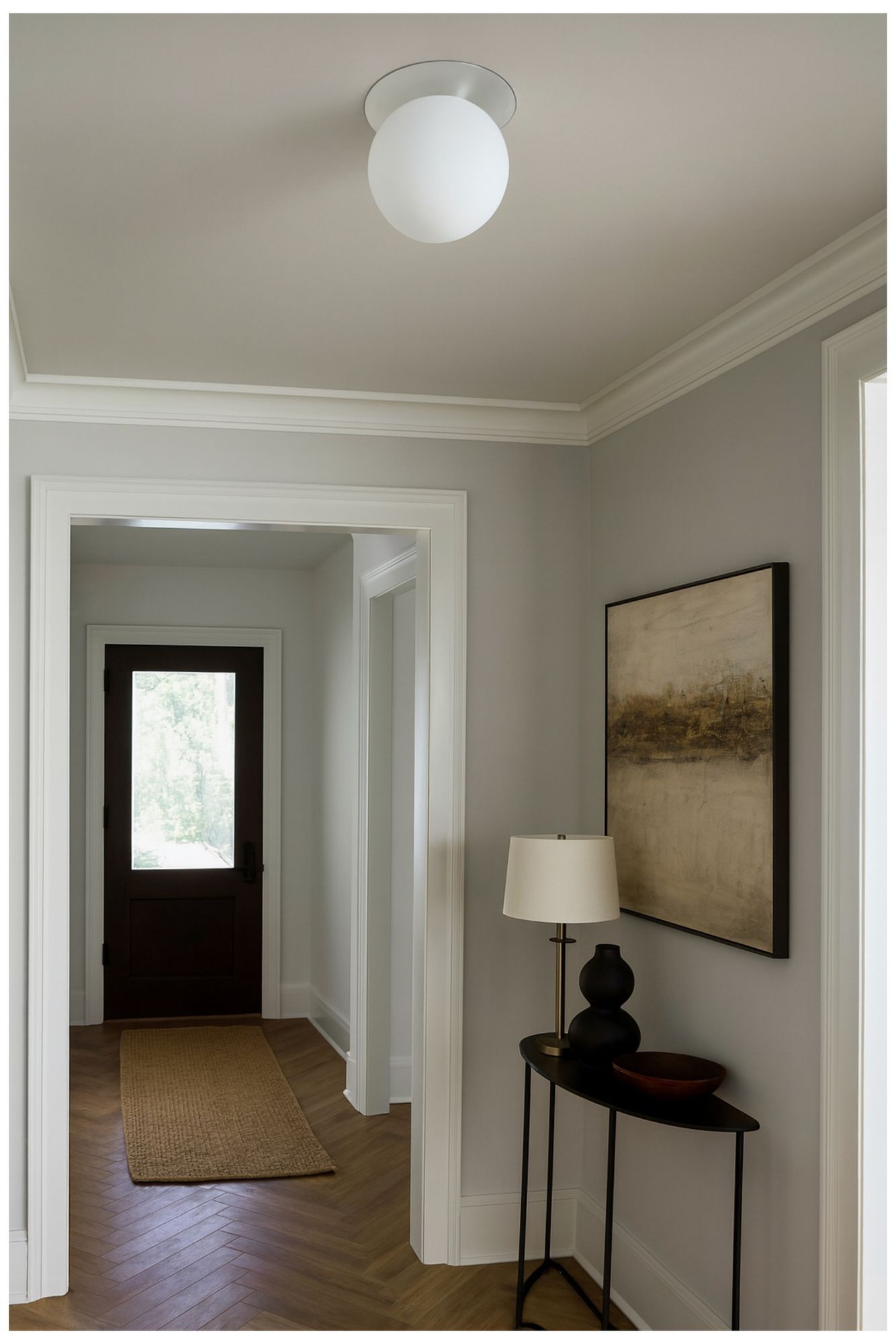Image 3 Burlat 12.5" High White, Polished Chrome Wall Sconce more views