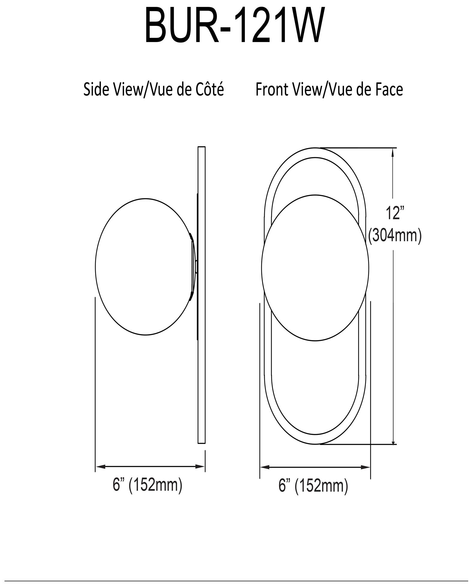 Image 5 Burlat 12" High Matte Black Finish Wall Sconce w/ White Shade more views