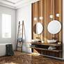 Thumbnail3 of Burlat 6" High Aged Brass Wall Sconce more views