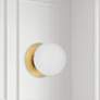 Thumbnail4 of Burlat 6" High Aged Brass Wall Sconce more views