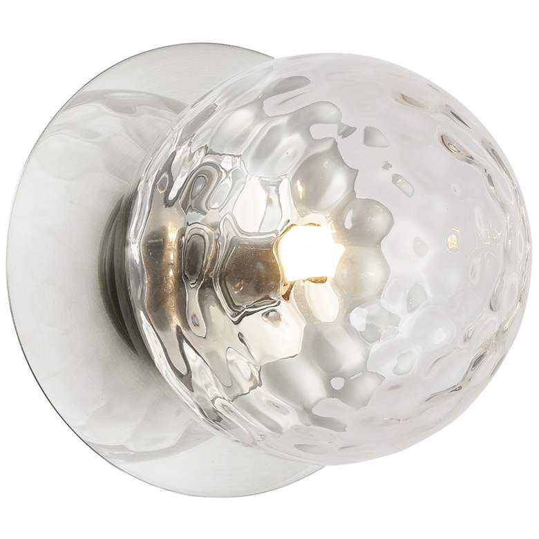 Image 1 Burlat 6" High Polished Chrome Wall Sconce