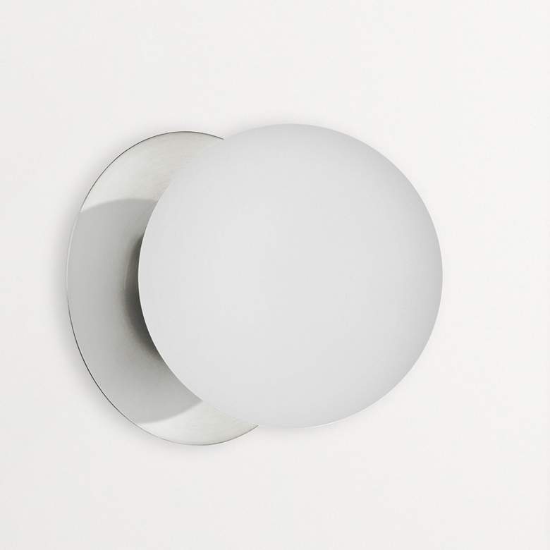 Image 1 Burlat 6" High Polished Chrome Wall Sconce