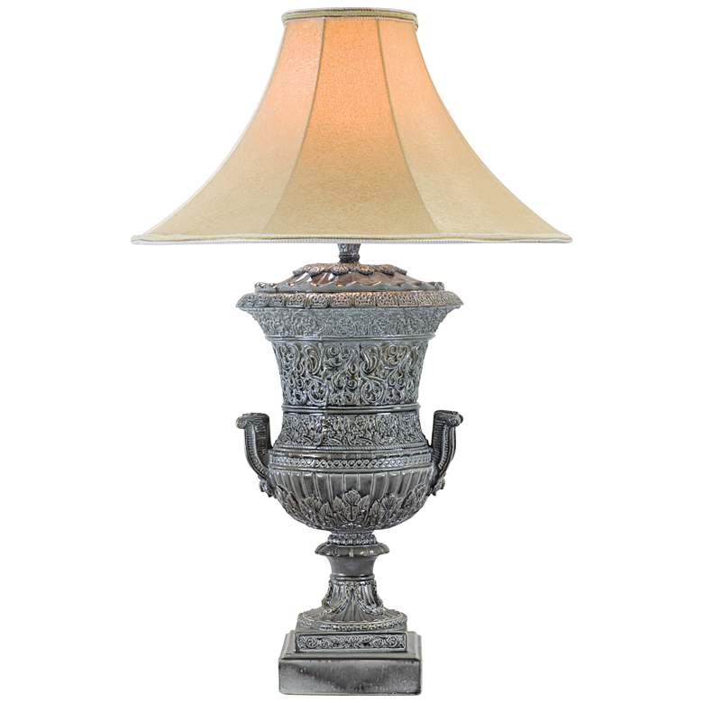 Image 1 Burmesian Slate LED Urn Table Lamp