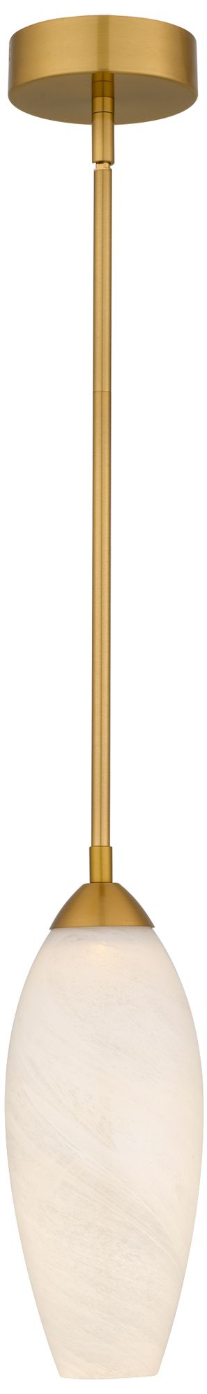 Image 4 Burnett Integrated LED Brushed Gold Mini Pendant Light more views