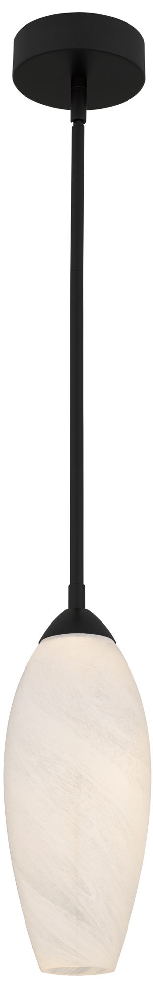 Thumbnail2 of Burnett Integrated LED Matte Black Mini Pendant Light