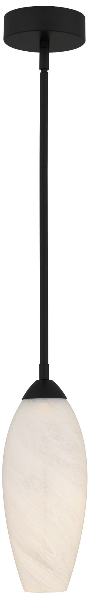 Thumbnail4 of Burnett Integrated LED Matte Black Mini Pendant Light more views