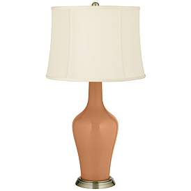 Image2 of Burnt Almond Anya Table Lamp with Dimmer