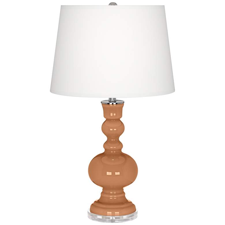 Image 2 Burnt Almond Brown Apothecary Table Lamp