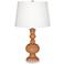 Burnt Almond Brown Apothecary Table Lamp