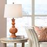 Burnt Almond Brown Apothecary Table Lamp