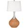 Burnt Almond Brown Spencer Table Lamp