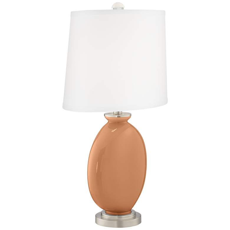 Image 3 Burnt Almond Carrie Table Lamp Set of 2 with Dimmers more views