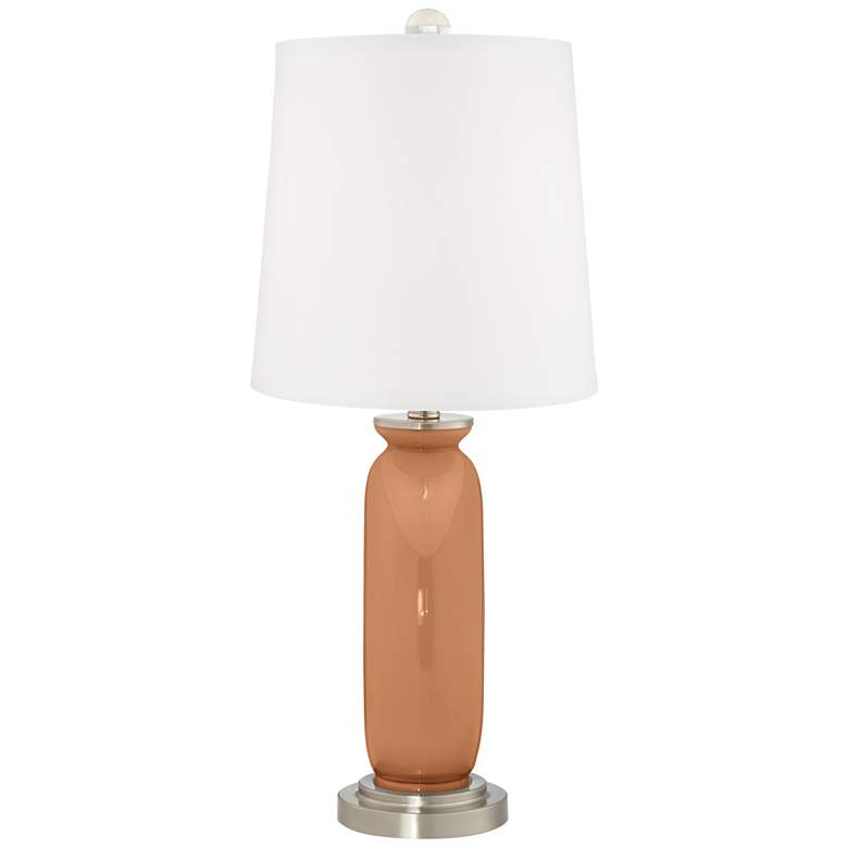 Image 4 Burnt Almond Carrie Table Lamp Set of 2 with Dimmers more views