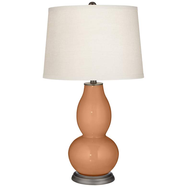 Image 2 Burnt Almond Double Gourd Table Lamp from Color Plus