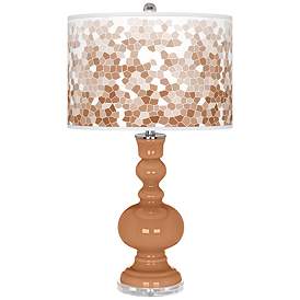 Image1 of Burnt Almond Mosaic Apothecary Table Lamp