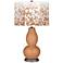 Burnt Almond Mosaic Double Gourd Table Lamp