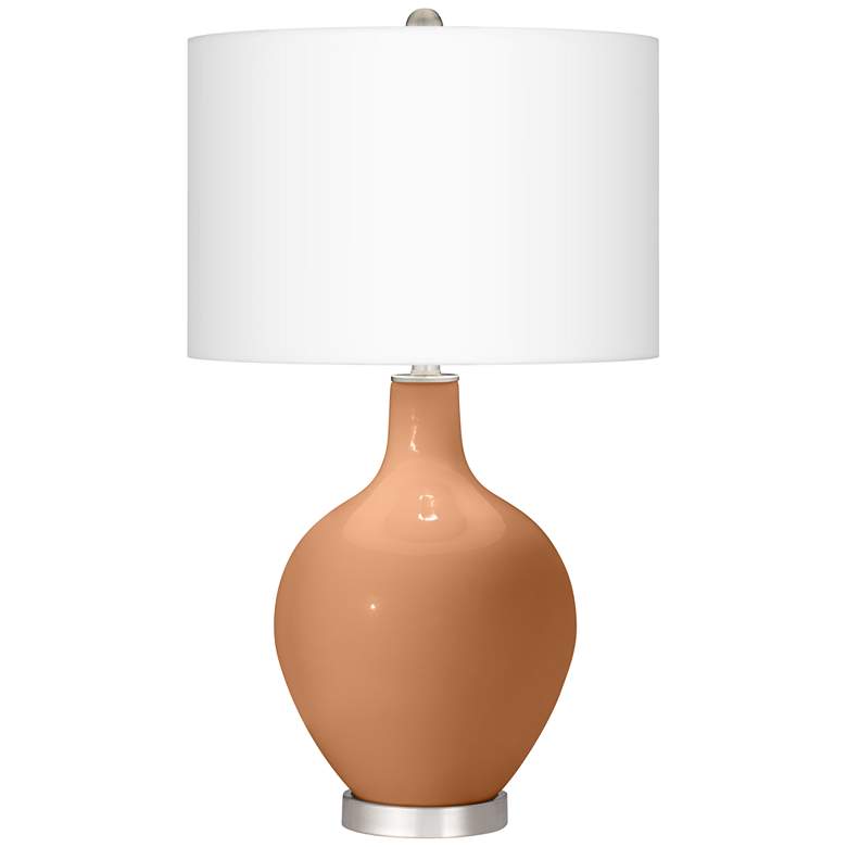 Image 2 Burnt Almond Ovo Table Lamp from Color Plus