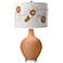Burnt Almond Rose Bouquet Ovo Table Lamp