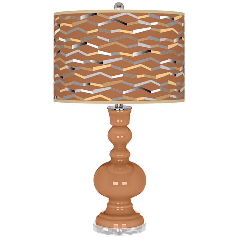 Image 1 Burnt Almond Shift Apothecary Table Lamp