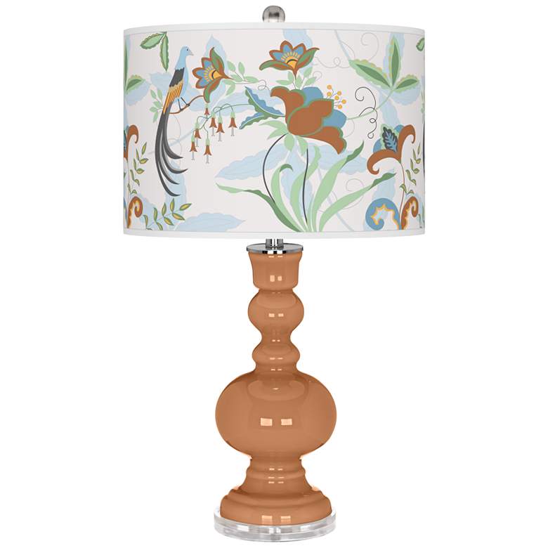 Image 1 Burnt Almond Sofia Apothecary Table Lamp