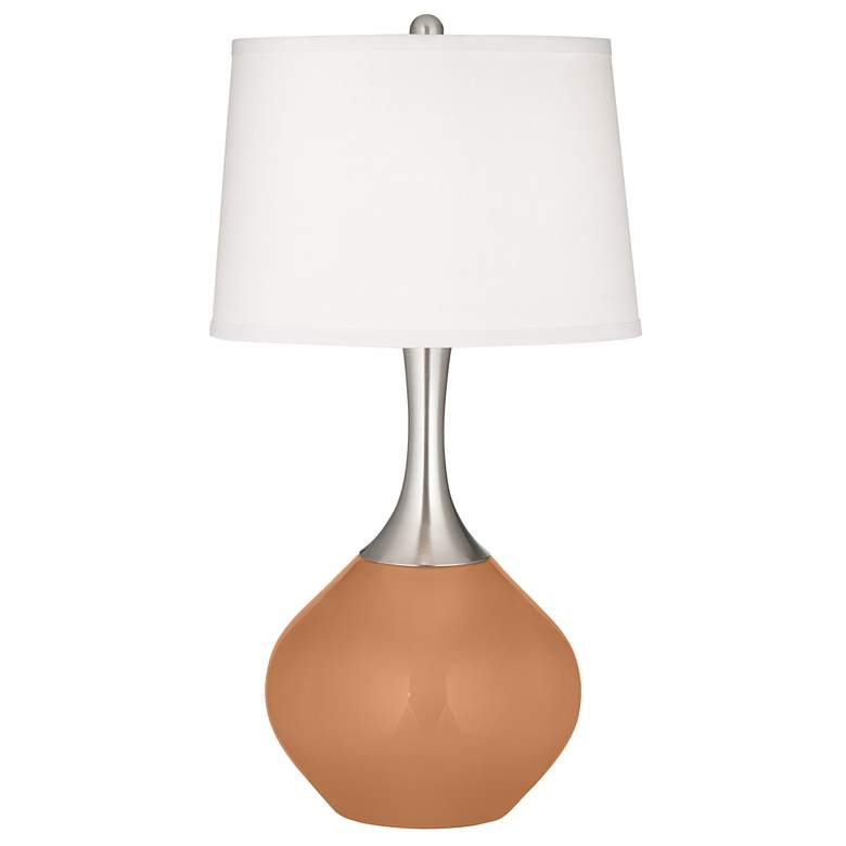 Image 2 Burnt Almond Spencer Table Lamp with Dimmer