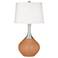 Burnt Almond Spencer Table Lamp with Dimmer