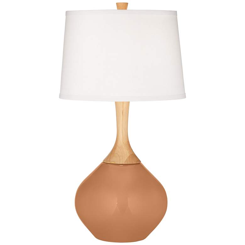 Image 2 Burnt Almond Wexler Modern Table Lamp from Color Plus