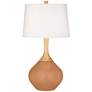 Burnt Almond Wexler Table Lamp with Dimmer