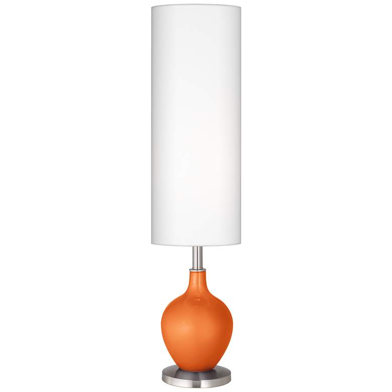 Image 1 Burnt Orange Metallic Ovo Floor Lamp