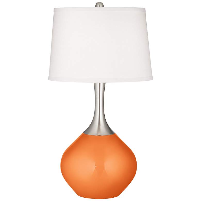 Image 1 Burnt Orange Metallic Spencer Table Lamp
