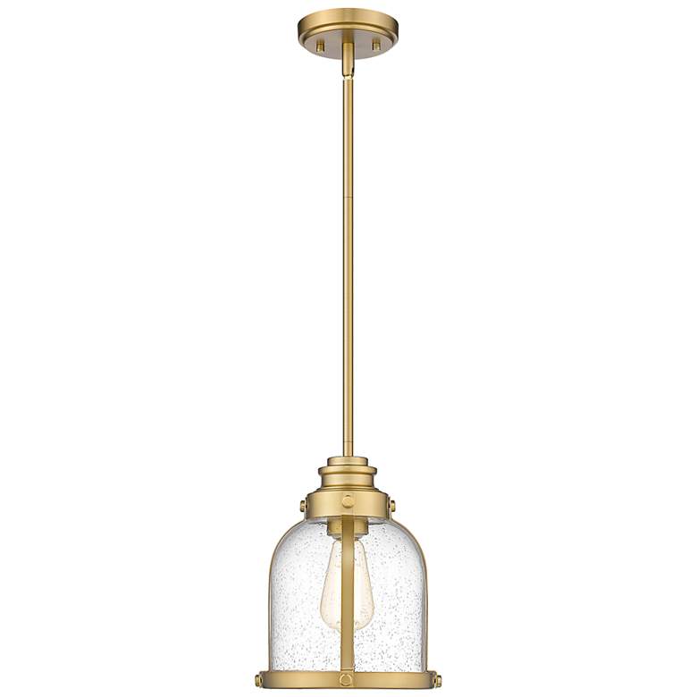 Image 5 Burren 8 3/4" Wide Heritage Brass Dome Mini Pendant more views