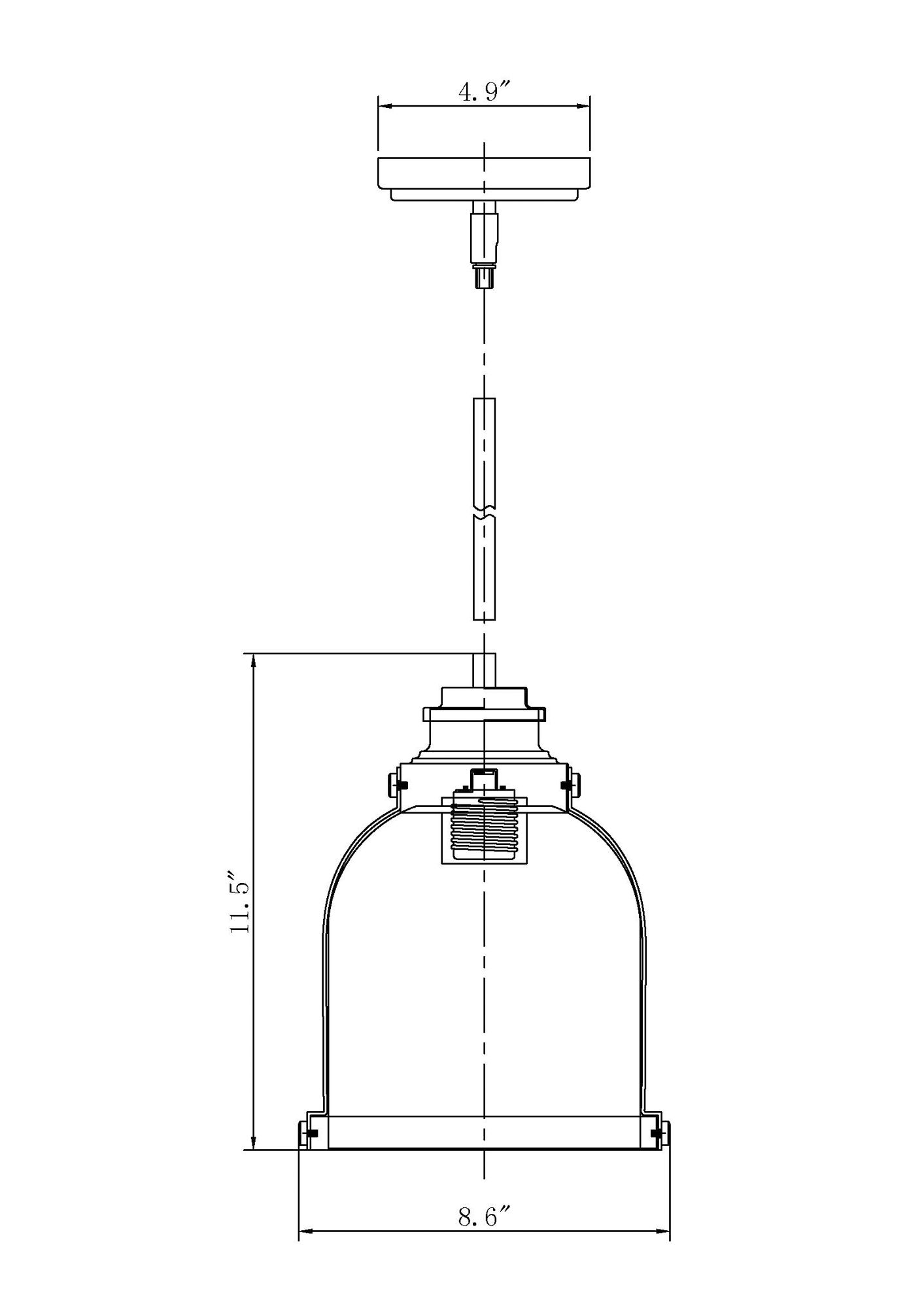 Burren 8 3/4" Wide Heritage Brass Dome Mini Pendant