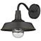 Burry 1-Light Oil-Rubbed Bronze Wall Light with Seeded Glass
