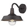3_Burry 1-Light Oil-Rubbed Bronze Wall Light with Seeded Glass more views