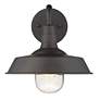 4_Burry 1-Light Oil-Rubbed Bronze Wall Light with Seeded Glass more views