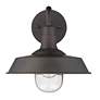 5_Burry 1-Light Oil-Rubbed Bronze Wall Light with Seeded Glass more views