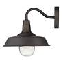 6_Burry 1-Light Oil-Rubbed Bronze Wall Light with Seeded Glass more views