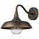 Burry 13 1/2" High Oil-Rubbed Bronze Outdoor Wall Light