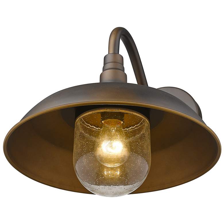 Image 6 Burry 13 1/2" High Oil-Rubbed Bronze Outdoor Wall Light more views