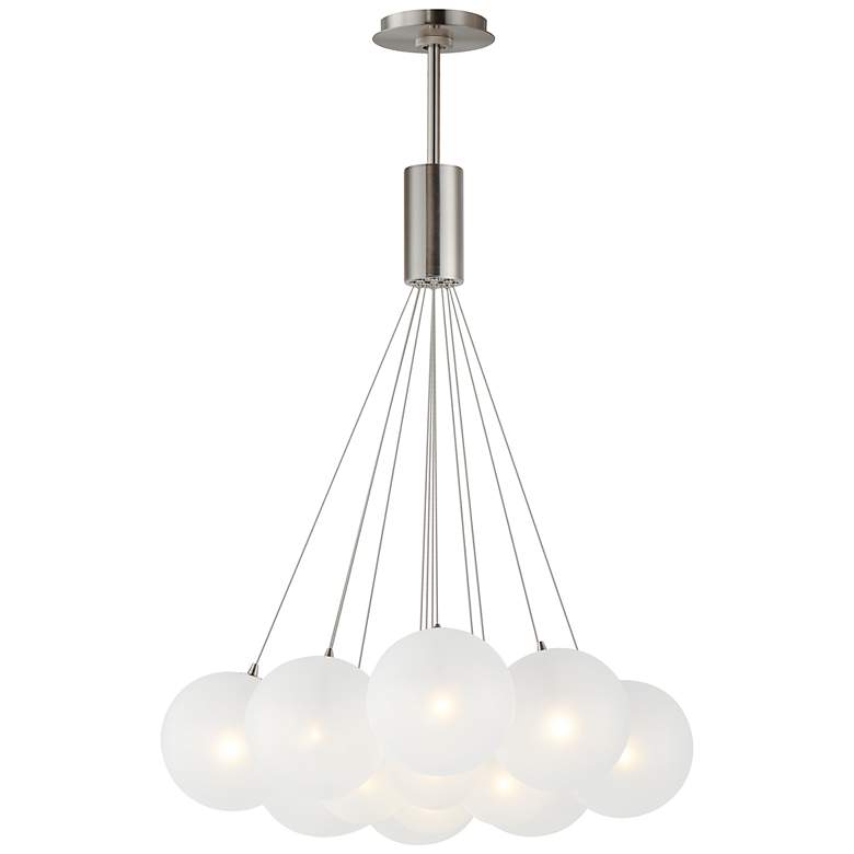 Image 1 Burst 12-Light LED Pendant - Frost